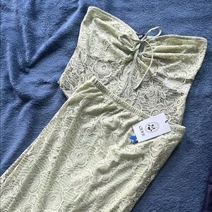 Cider Green Lace Two Piece Set (skirt)